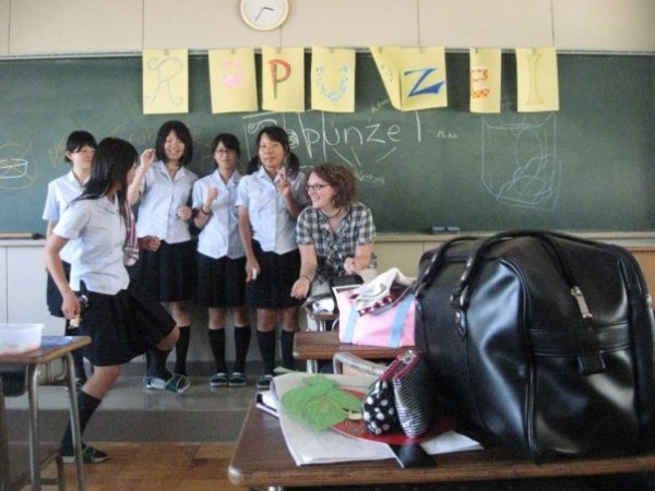 My first lesson at an English Camp in Shizuoka